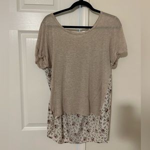 August mist floral shirt